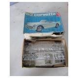 1953 corvette model kit