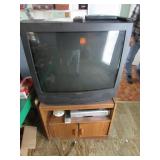 tv,stand,dvd & vhs player