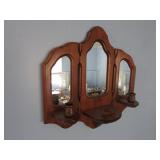 wall mirror/candleholder