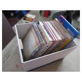 box of design paper,film & items