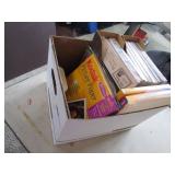 box of design & picture paper & items