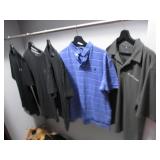 5 mens shirts incl:under armour