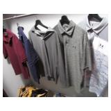 5 mens golf shirts incl:under armour