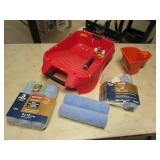 painting tray & new paint rolls