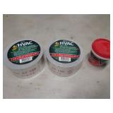 spackling & 2 rolls of HVAC foil tapes