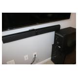 klipsch sound bar & sub woofer