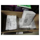 box of kleenex paper towels