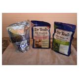 3 full bags of items