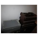 magazine holder & lockbox(has key)