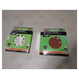 2 packages of sanding discs
