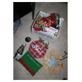box of christmas items