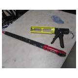 dripless caulking gun & paint stick