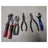 5 pliers incl:craftsman