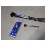 kobaly prybar,lenox hole saw arbor,ratchet