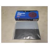 new box of sanding discs & sandpaper