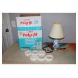 colts lamp,poly-fil & items