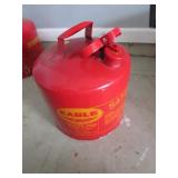 empty metal eagle gas can