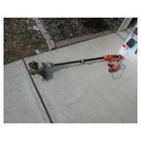 black&decker cordless weedeater w/battery/charger