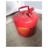 almost full eagle metal gas can
