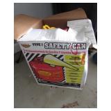 almost full metal eagle gas can w/box