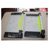 2 carl heavy duty rotary paper trimmers