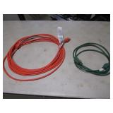 orange & green ext. cords