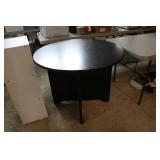 black table