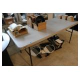 6 ft plastic folding table