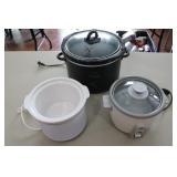 3 crock pots