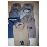7 new mens dress shirts