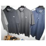 45 mens golf shirts incl:under armour