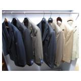 7 mens sports coats incl;chaps & haggar,some new