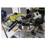 utencils & stainless steel bowls