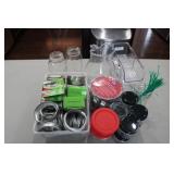cookie cutter set,canning lids,jars & pitcher