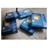 5 boxes of shipping labels