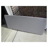 6 ft gray fold up table
