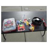 1st aid kit,fan,light & items