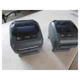 two zebra ZP505 label printers (both have cords)