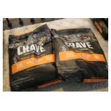 2 bags of crave dog food