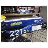 brother 2 pack TN221 black toner cartridges