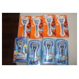 8 new gillette fusion razors