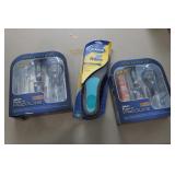 2 new mens gillette razor kits & dr.schools insert
