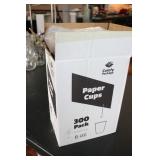 box of paper cups