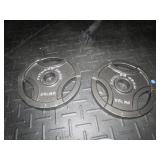 2- 25 lbs fitness gear weights