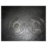 2- 35 lbs fitness gear weights