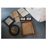 picture frames,clock & old picture