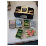 card shuffler & playing cards