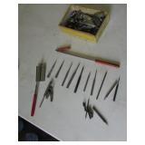 punches,magnet,mirror & items