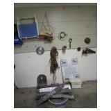 grinder,block n tackle & all misc items