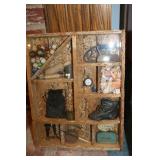 cabinet w/all collectible miniatures